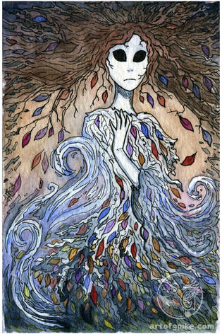 Spirit (watercolor & ink, 2014)